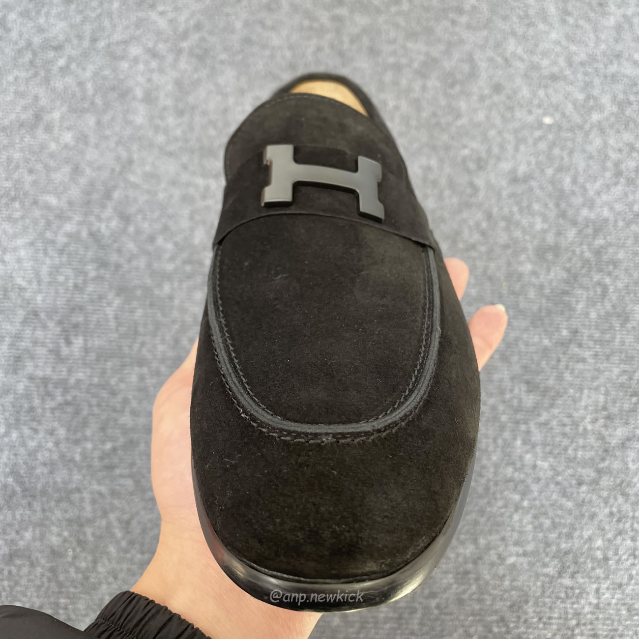 Hermès H Paris Loafer Suede (2) - newkick.cc